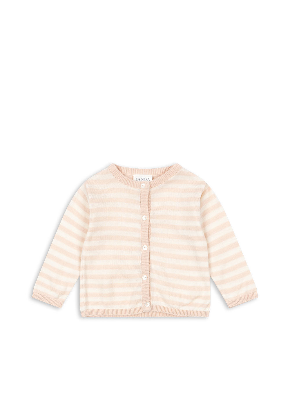 Organic Cotton Two Piece Set Pink Stripe