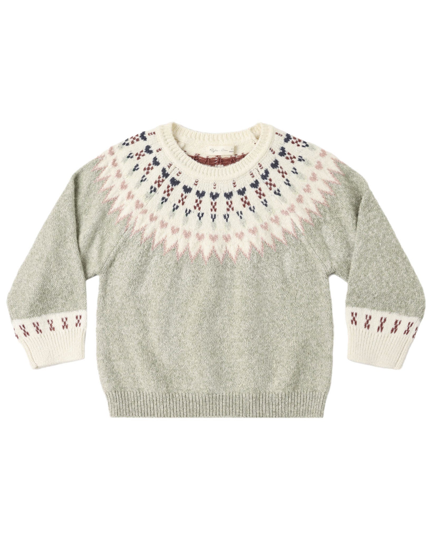 Fair Isle Sweater Sage