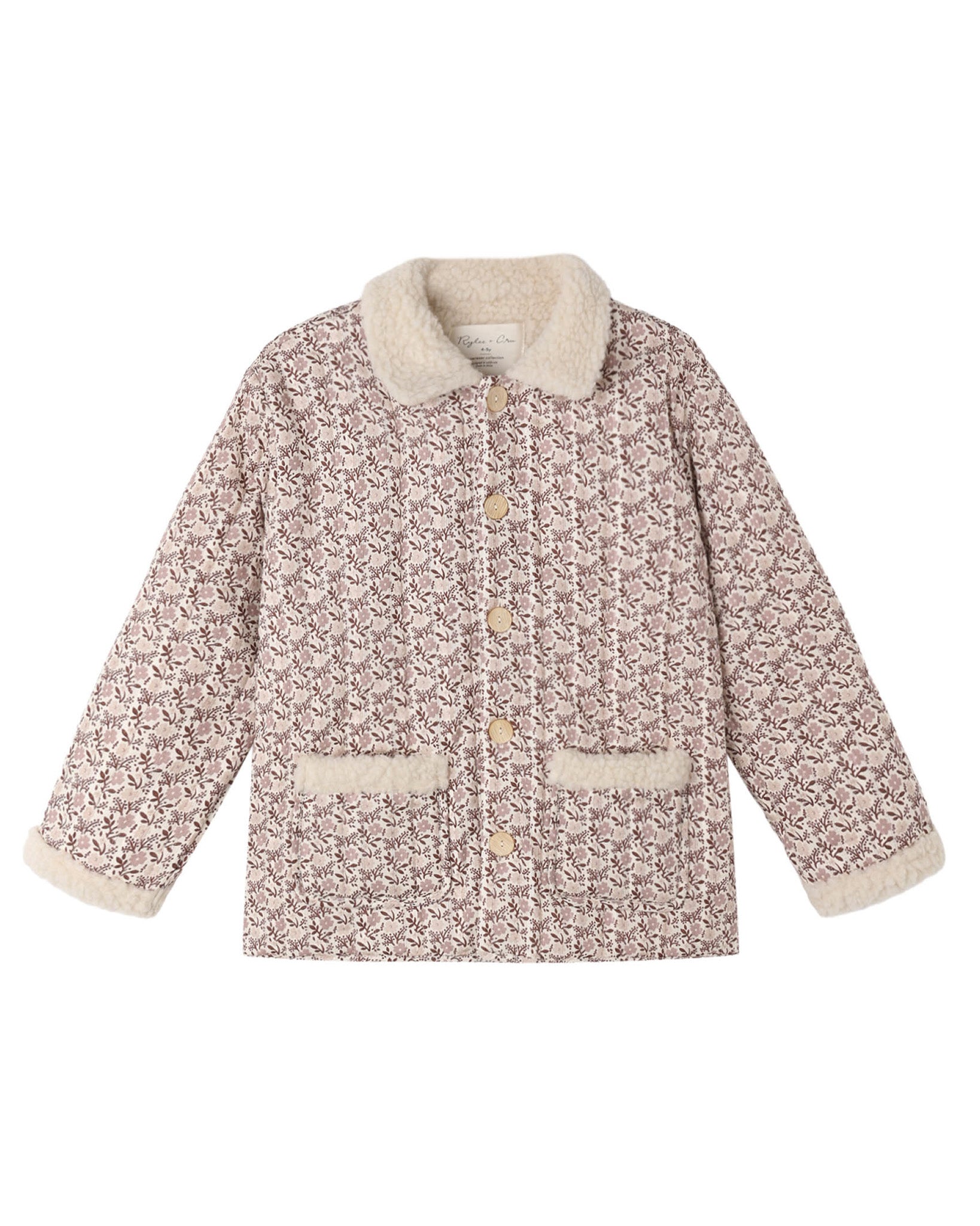 Quilted Collared Coat Primrose