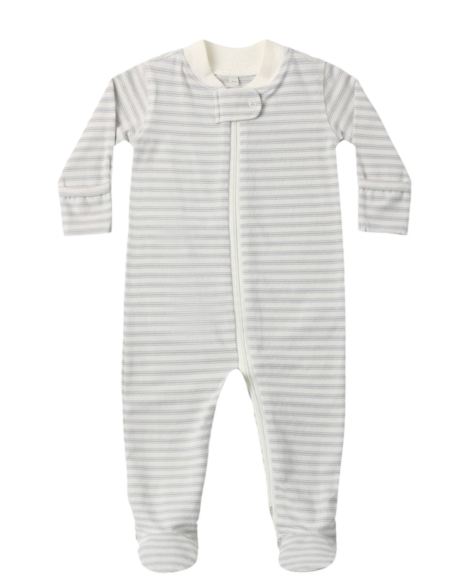 Zip Long Sleeve Sleeper Footie-Cloud Stripe F26