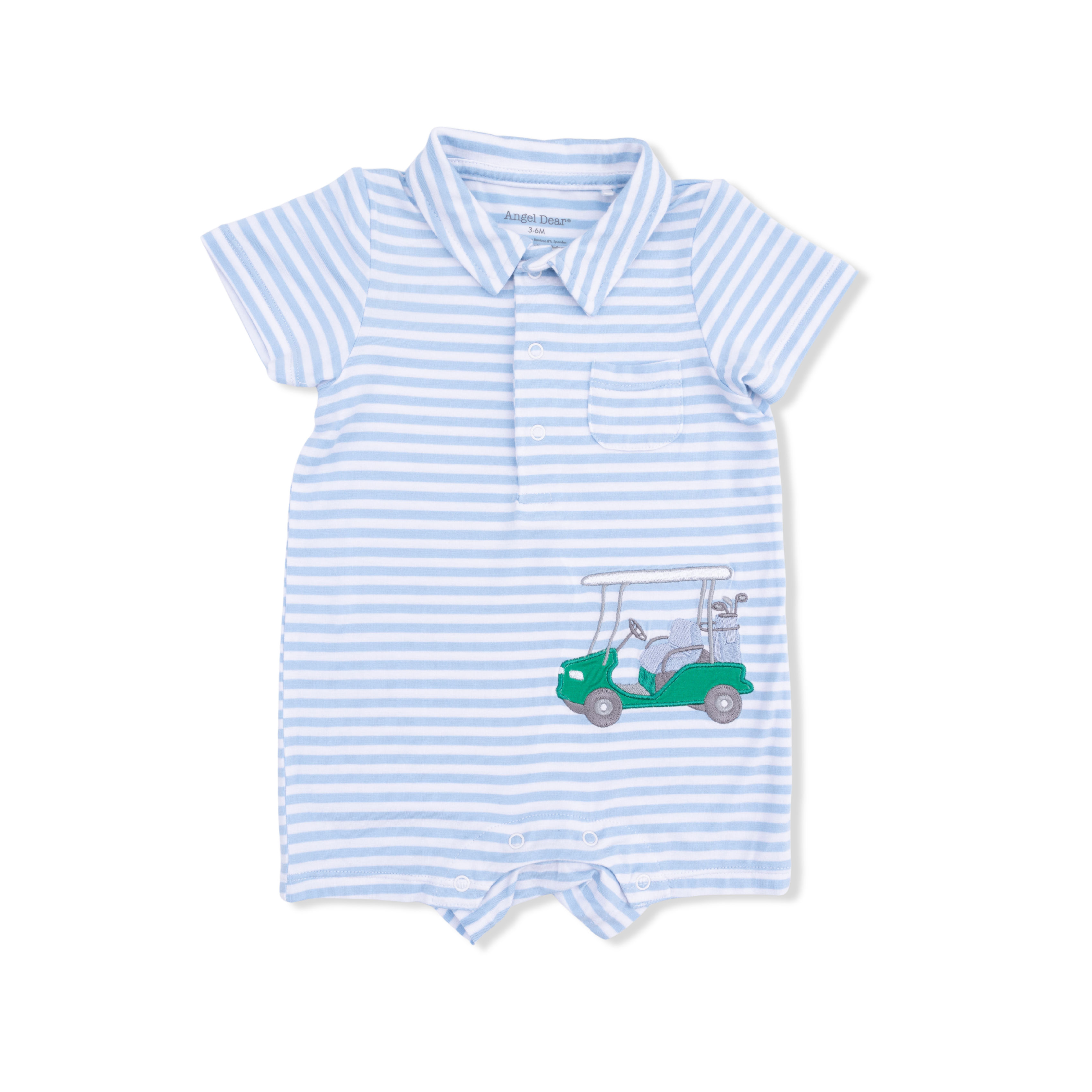 Striped Golf - Polo Shortie