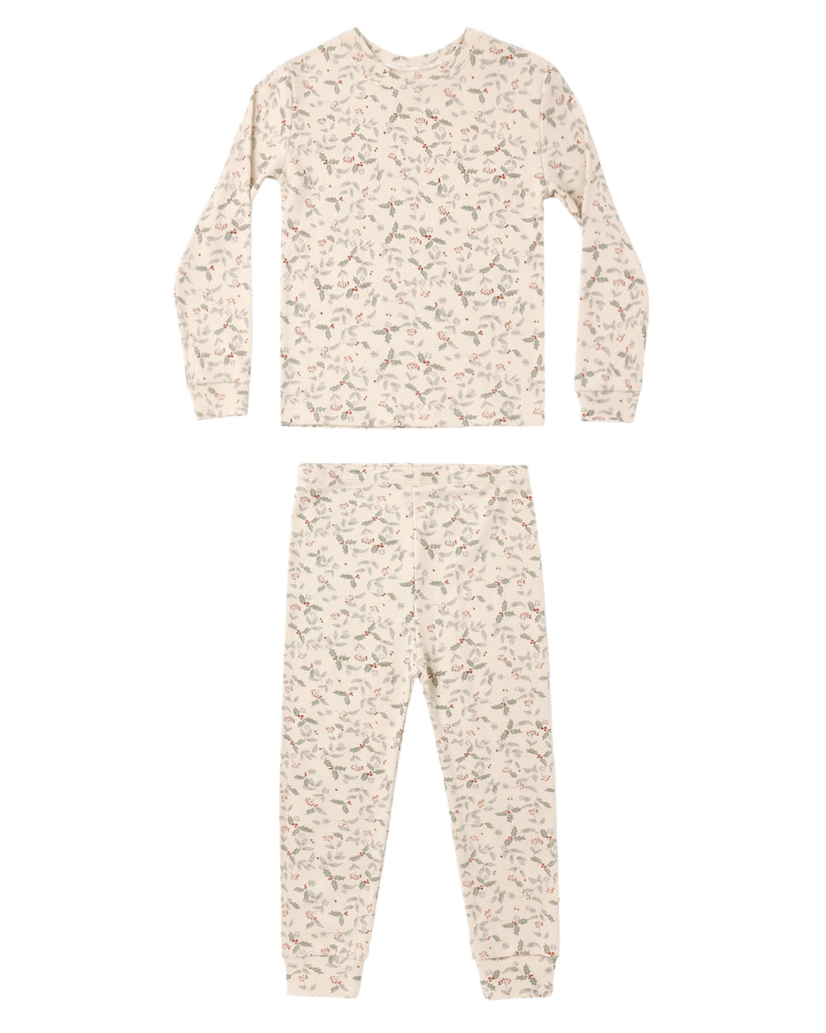 Organic Long Sleeve Pajama Set Holly Fleur