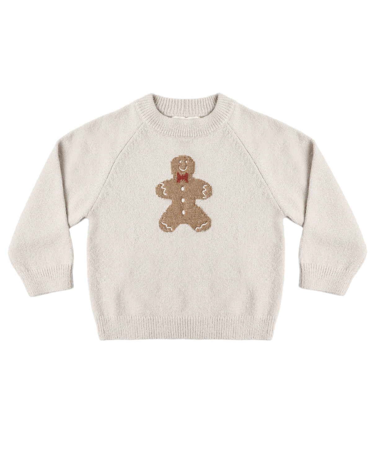 Relaxed Raglan Sweater Gingerbread Man