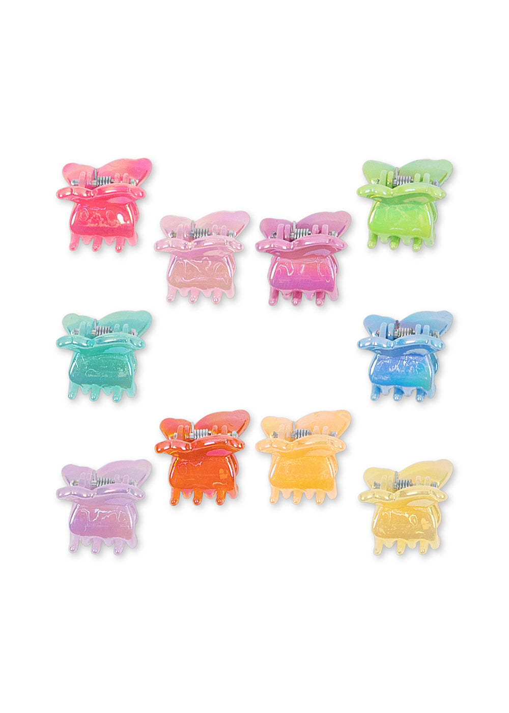 10 PACK MINI BUTTERFLY HAIR CLAWS SS26