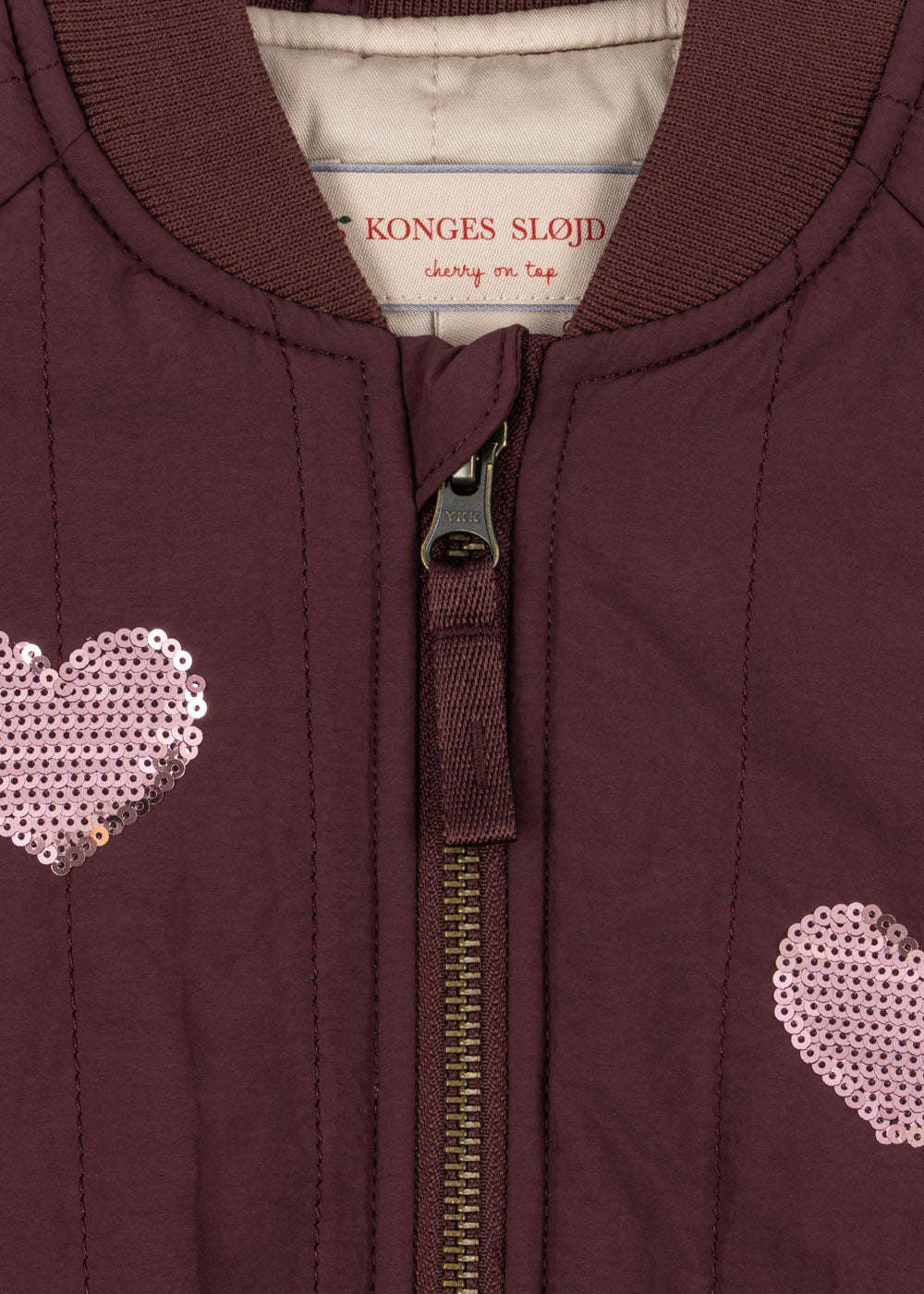 JUNO SEQUIN BOMBER JACKET Decadent Chocolate F26
