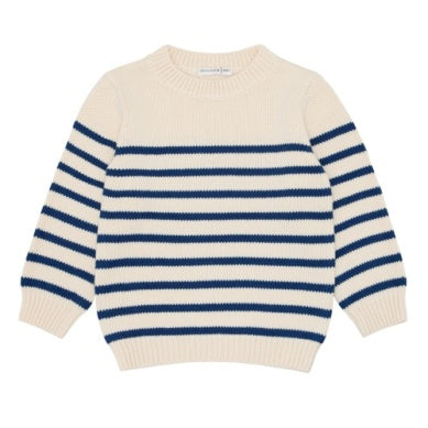 Unisex Breton Stripe Knit Sweater