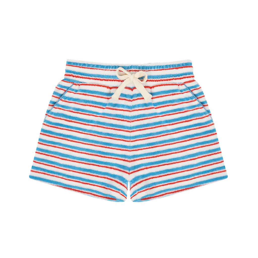 Boys Stripe French Terry Shorts SS26