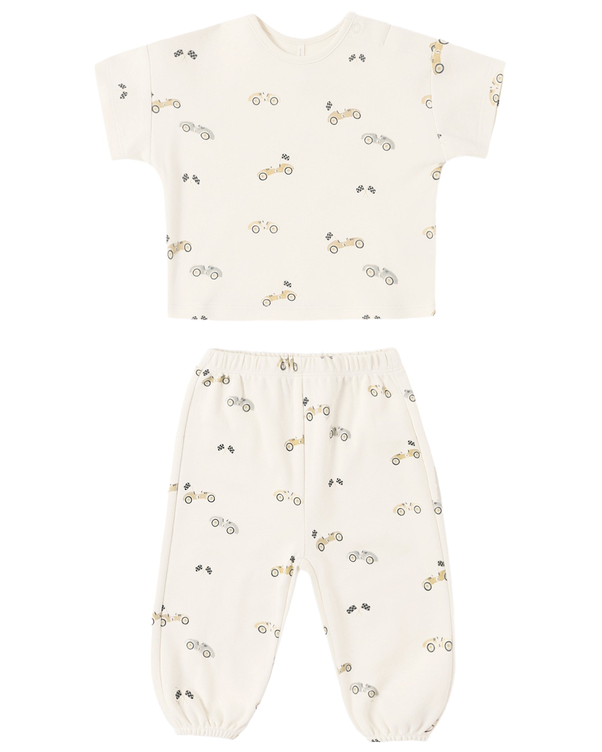 Jersey Tee + Pants Set Race Car