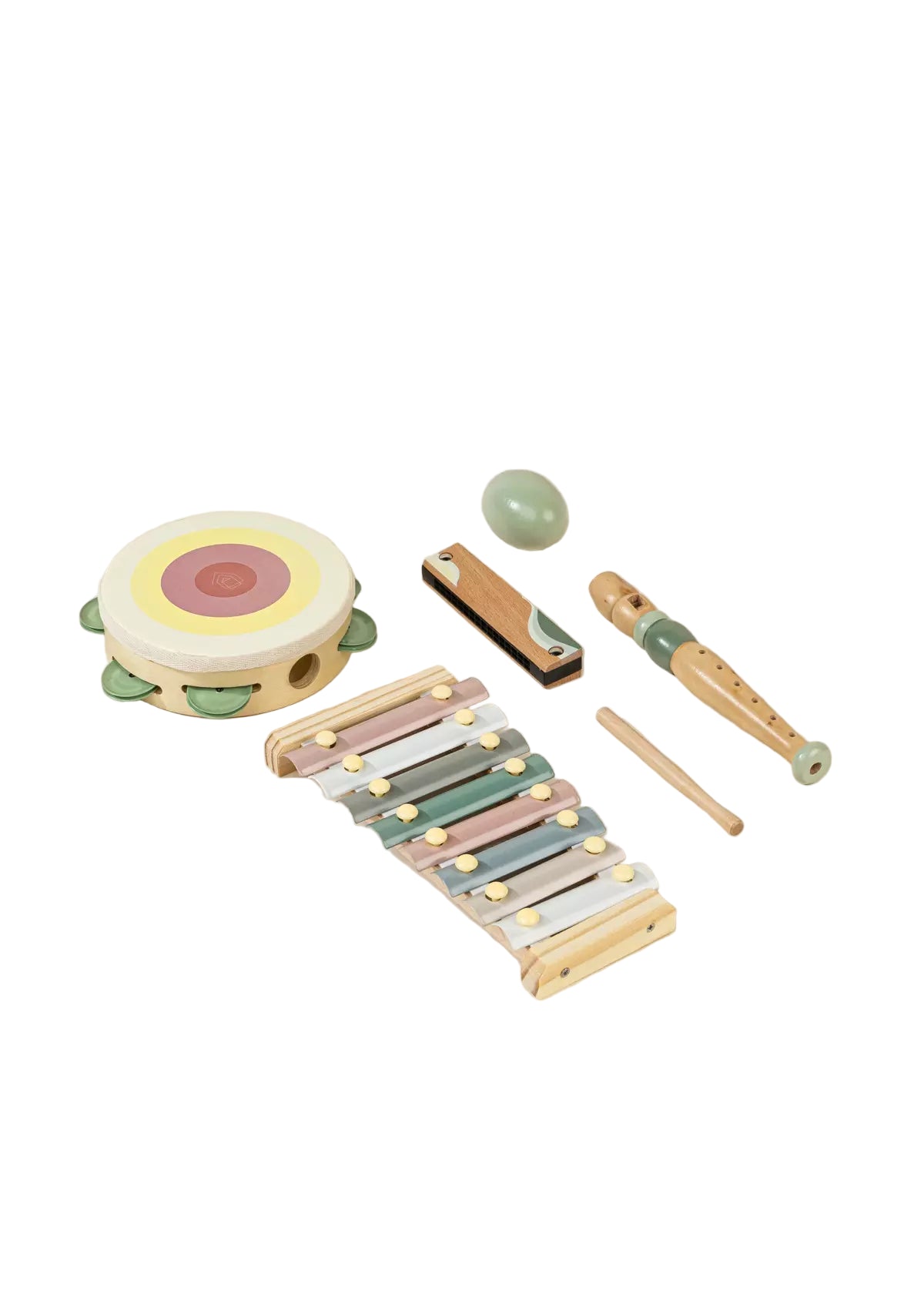 Wooden Musical Instruments Playset