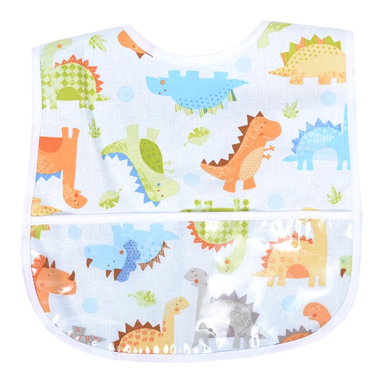 A grid-printed 3 Marthas Laminated Bib with playful patterns. Perfect for toddlers, this bib combines functionality and fun to enhance their dining experience. 3 Marthas Laminated Bib in Multiple Colors, 3-marthas, cf-color-blue-gingham.