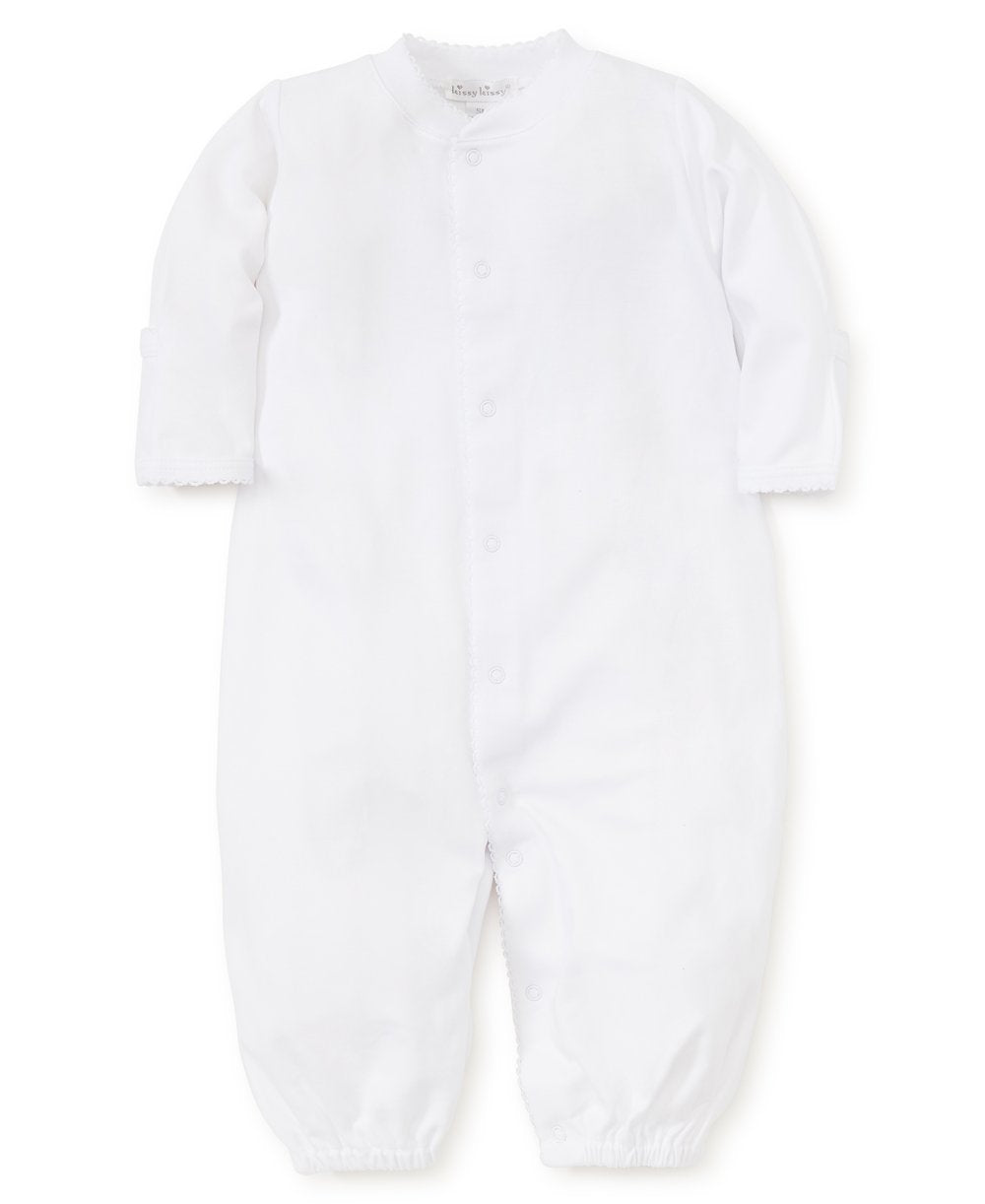 White Kissy Basics Conv. Gown