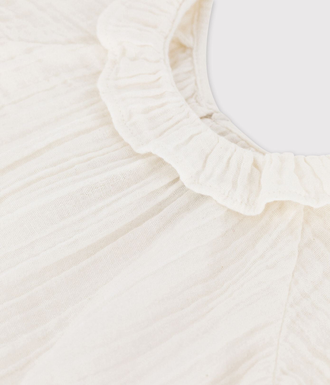 BABIES' ORGANIC COTTON GAUZE BLOUSE