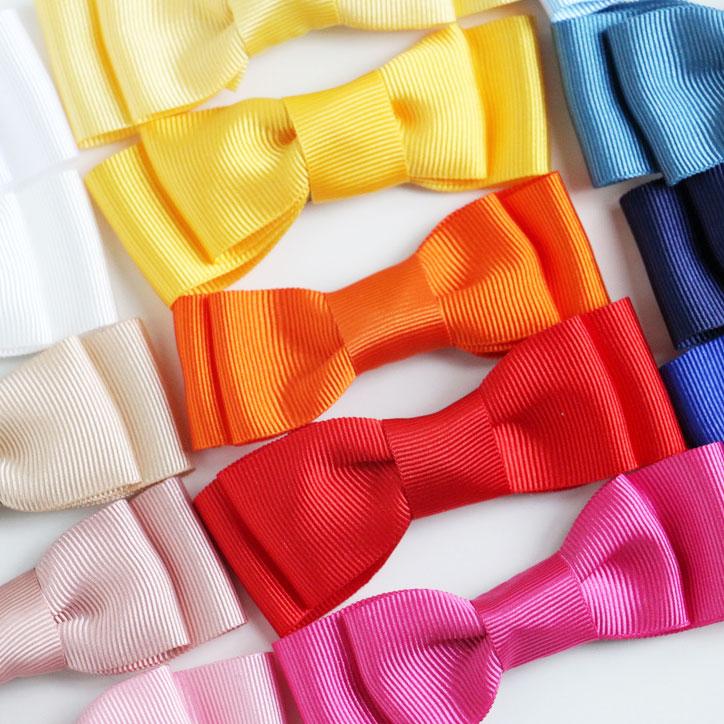 Midi Gros Grain Bow with Snap Clip