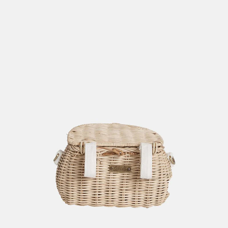 MINI CHARI RATTAN BAG straw